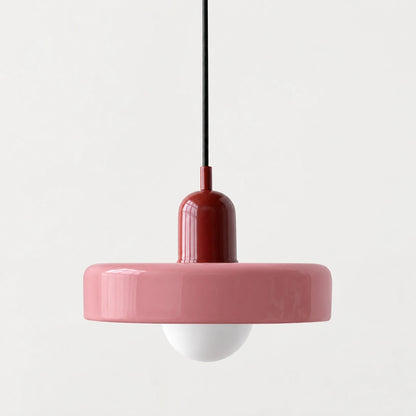 Selva - Bauhaus Retro Hanglamp Gekleurd Glas