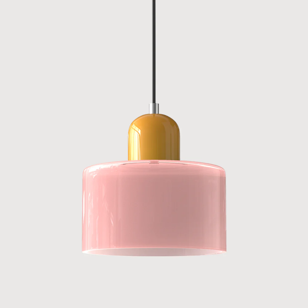 Velin - Retro Glazen Hanglamp Bauhaus Stijl
