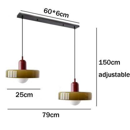 Selva - Bauhaus Retro Dubbele Hanglamp
