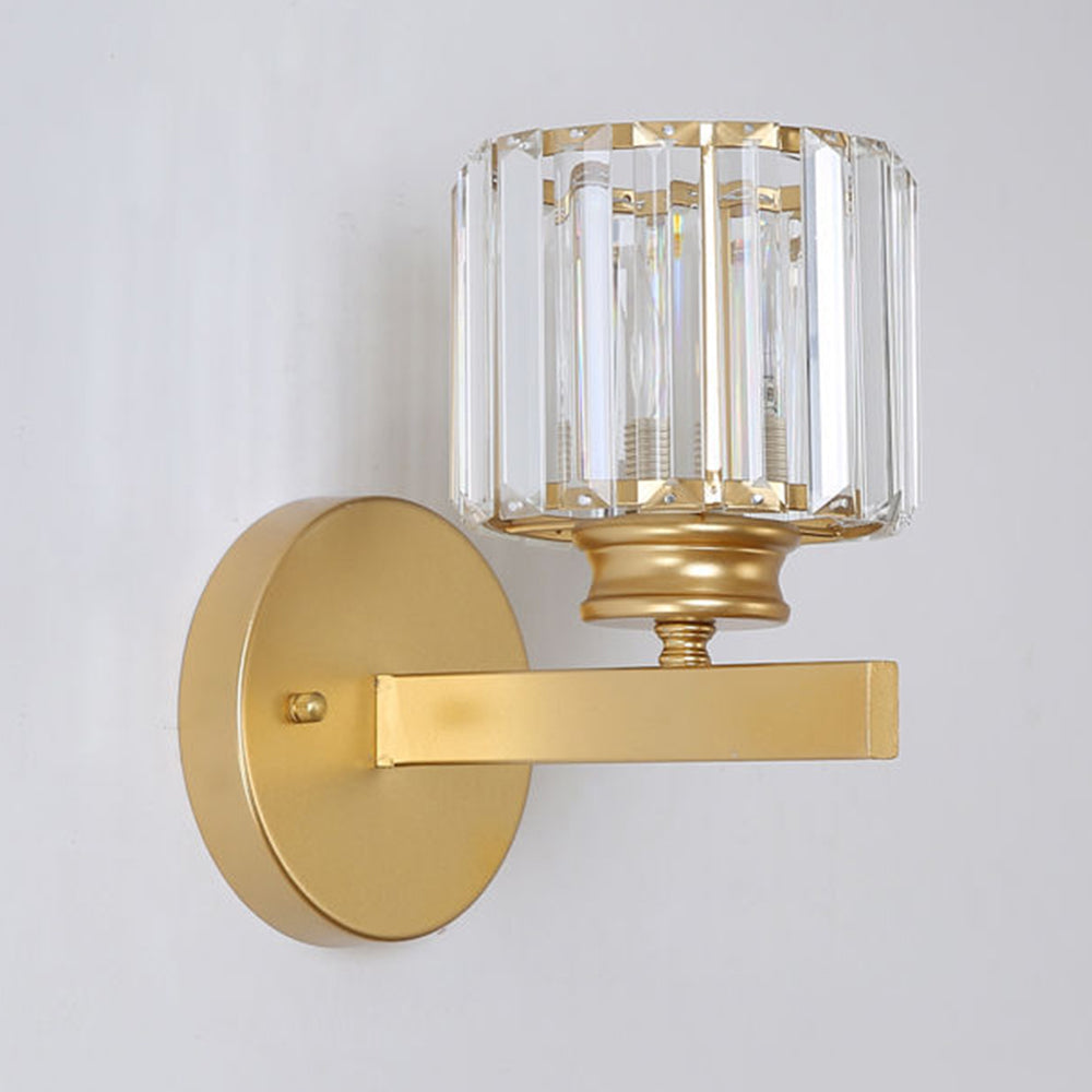 Evara - Geribbeld Glazen Wandlamp