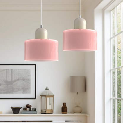 Velin - Retro Glazen Hanglamp Bauhaus Stijl