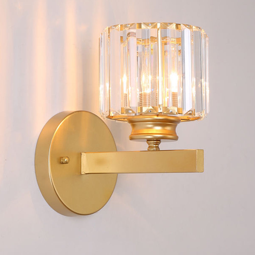 Evara - Geribbeld Glazen Wandlamp