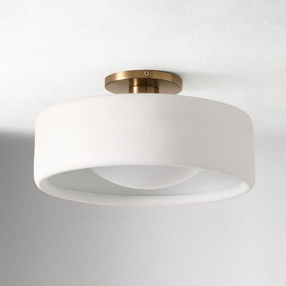 Ivora - Minimalistische Porseleinen Plafondlamp