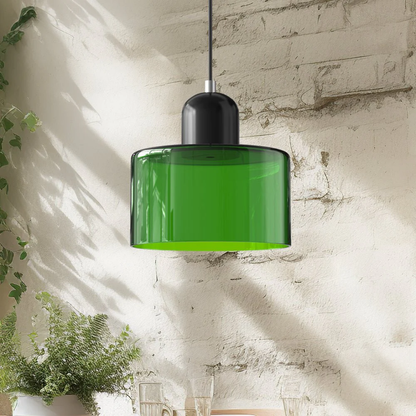 Velin - Retro Glazen Hanglamp Bauhaus Stijl