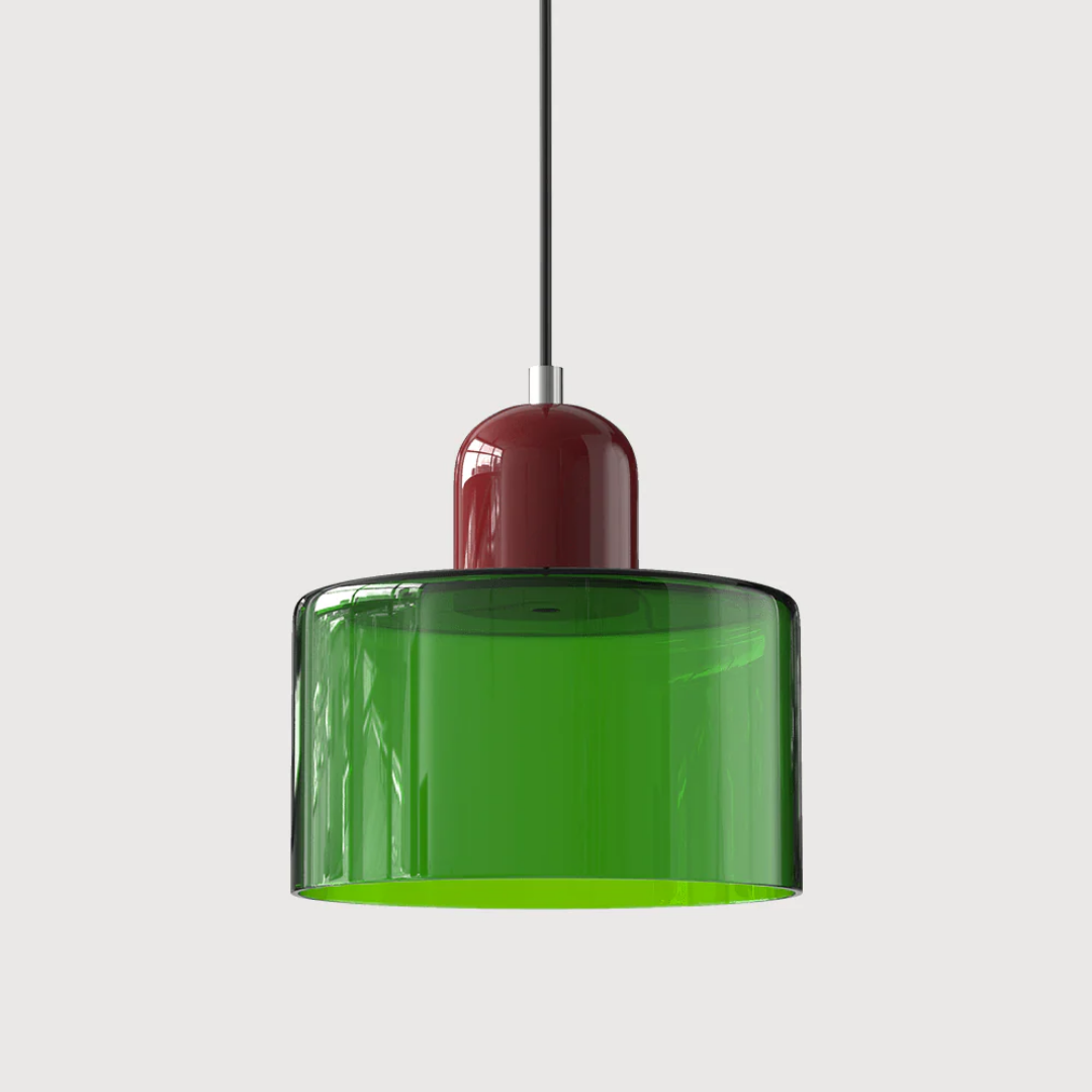 Velin - Retro Glazen Hanglamp Bauhaus Stijl