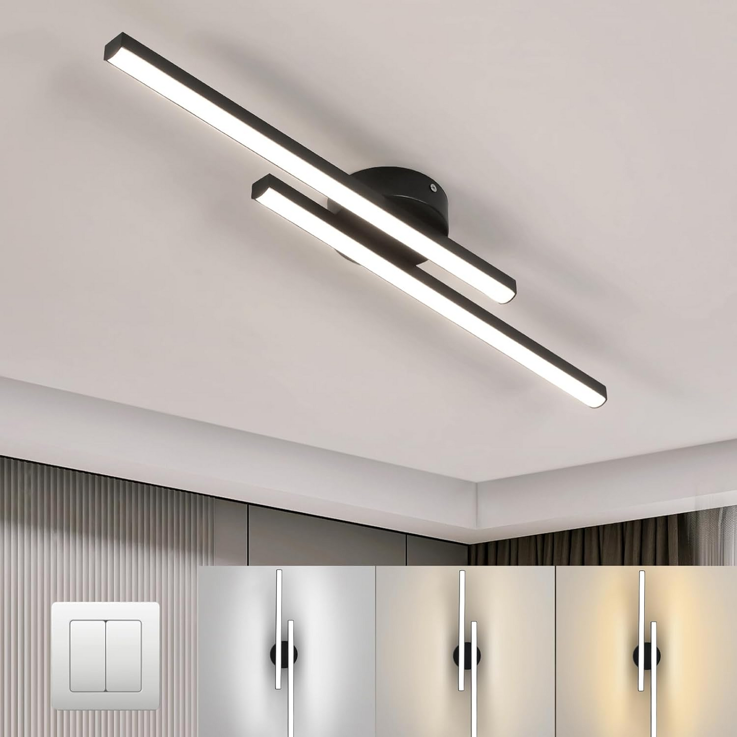Elin - Lineaire LED Plafondlamp Modern