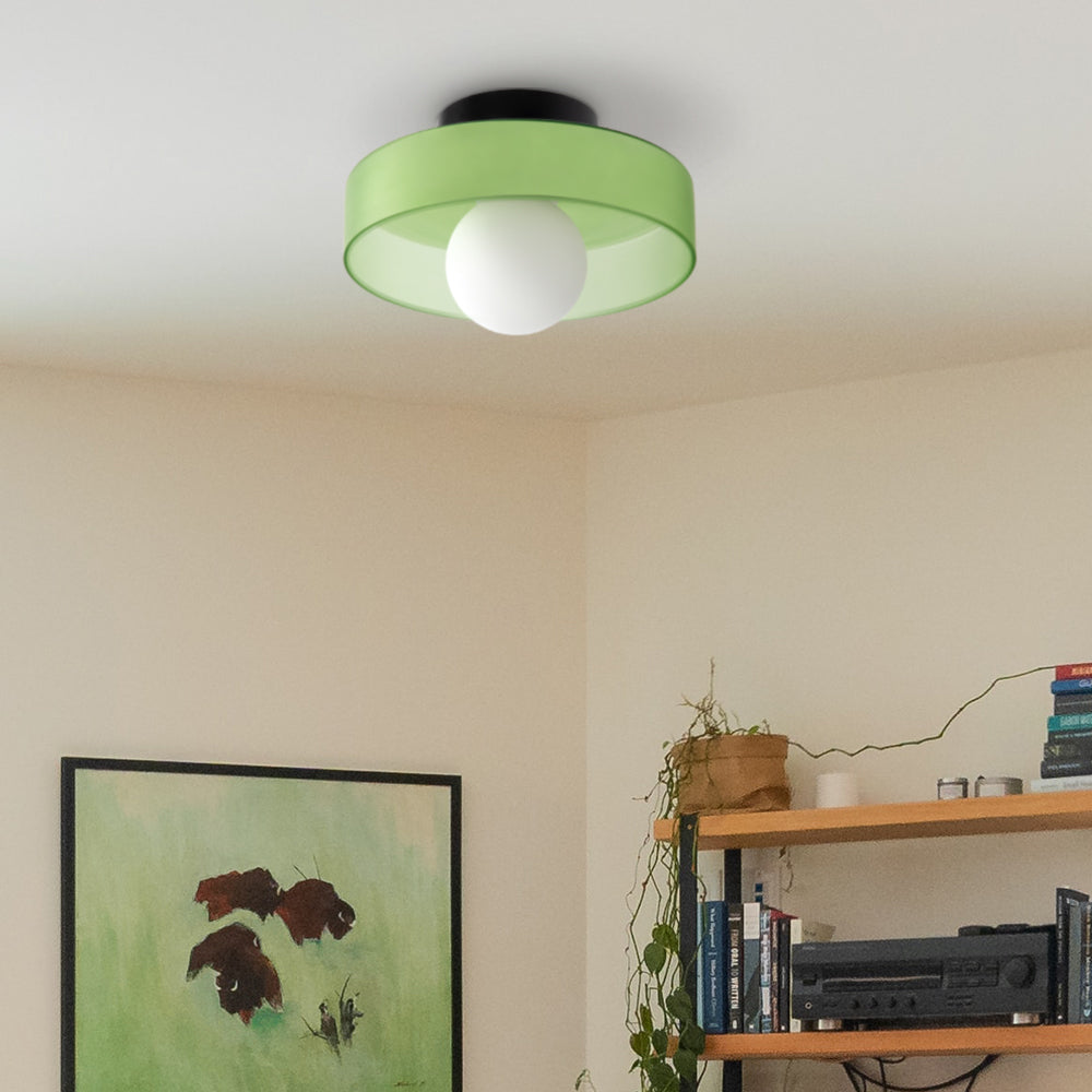 Olea - Glazen Design Plafondlamp en Wandlamp