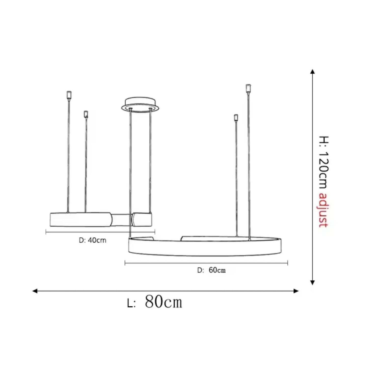 Aina - Moderne LED Ring Hanglamp