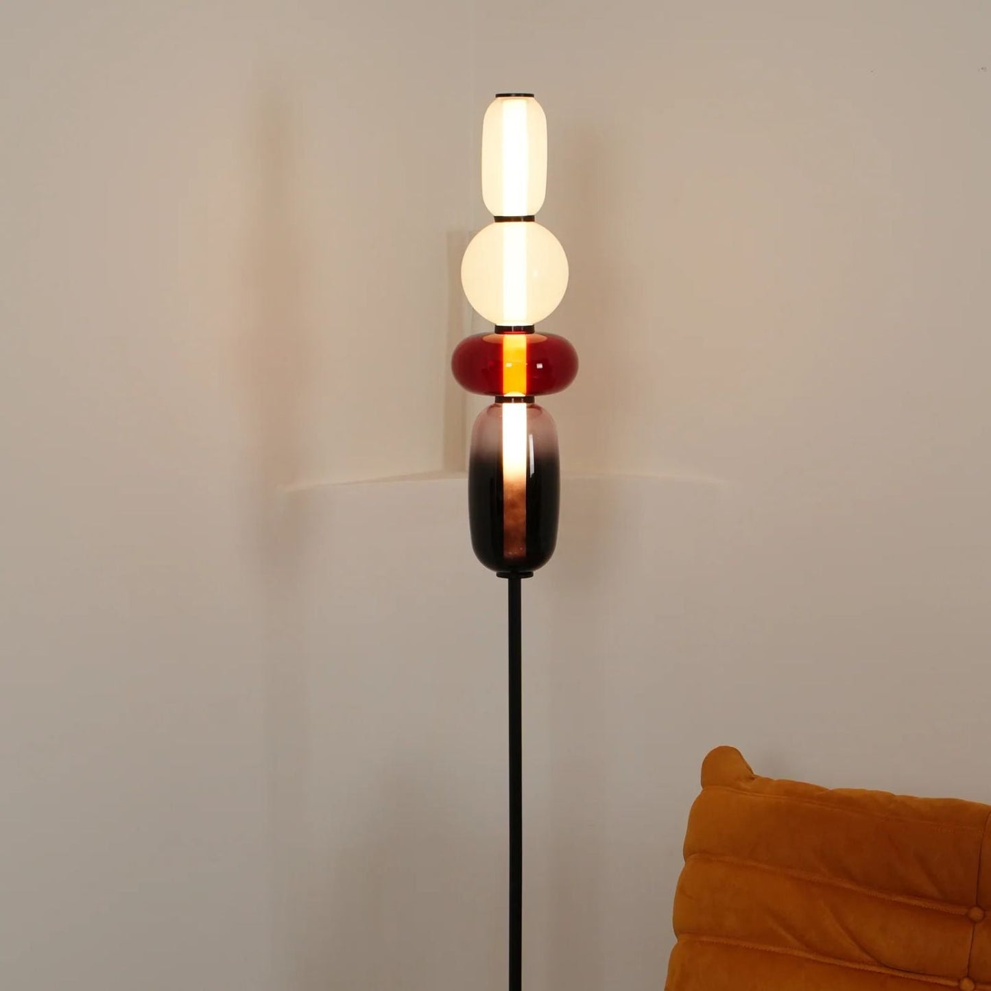 Rina - Design Vloerlamp Glas