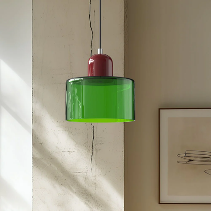 Velin - Retro Glazen Hanglamp Bauhaus Stijl