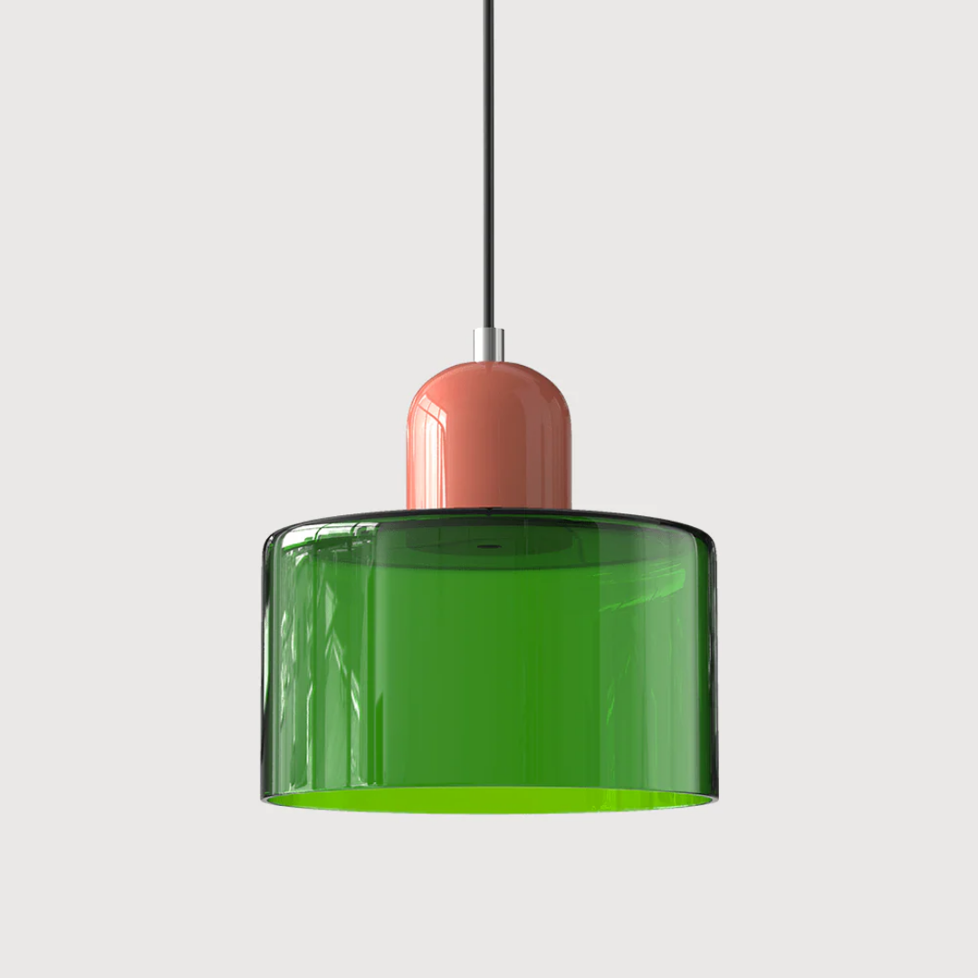 Velin - Retro Glazen Hanglamp Bauhaus Stijl