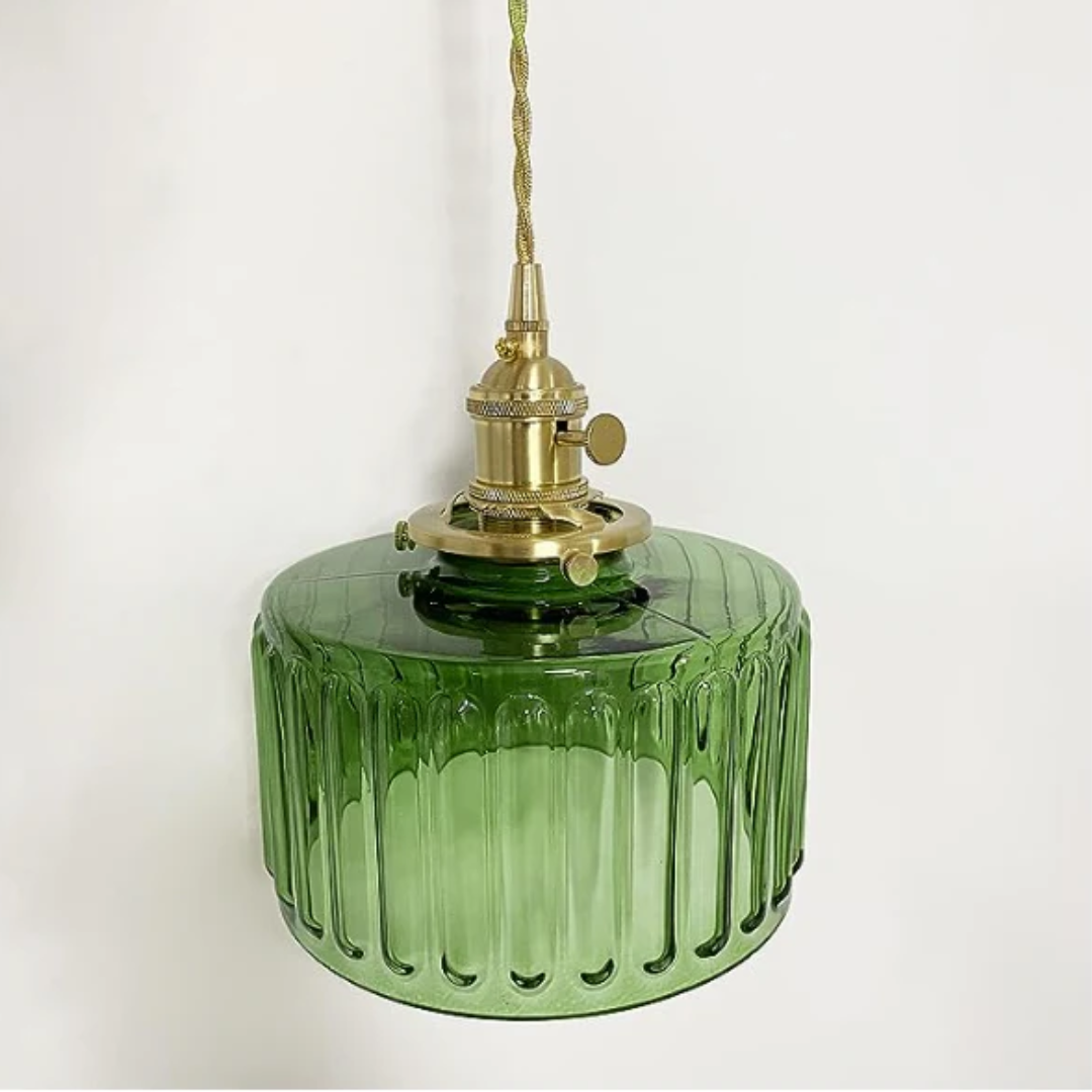 Kelva - Geribbelde Glazen Hanglamp