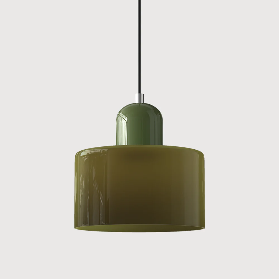 Velin - Retro Glazen Hanglamp Bauhaus Stijl