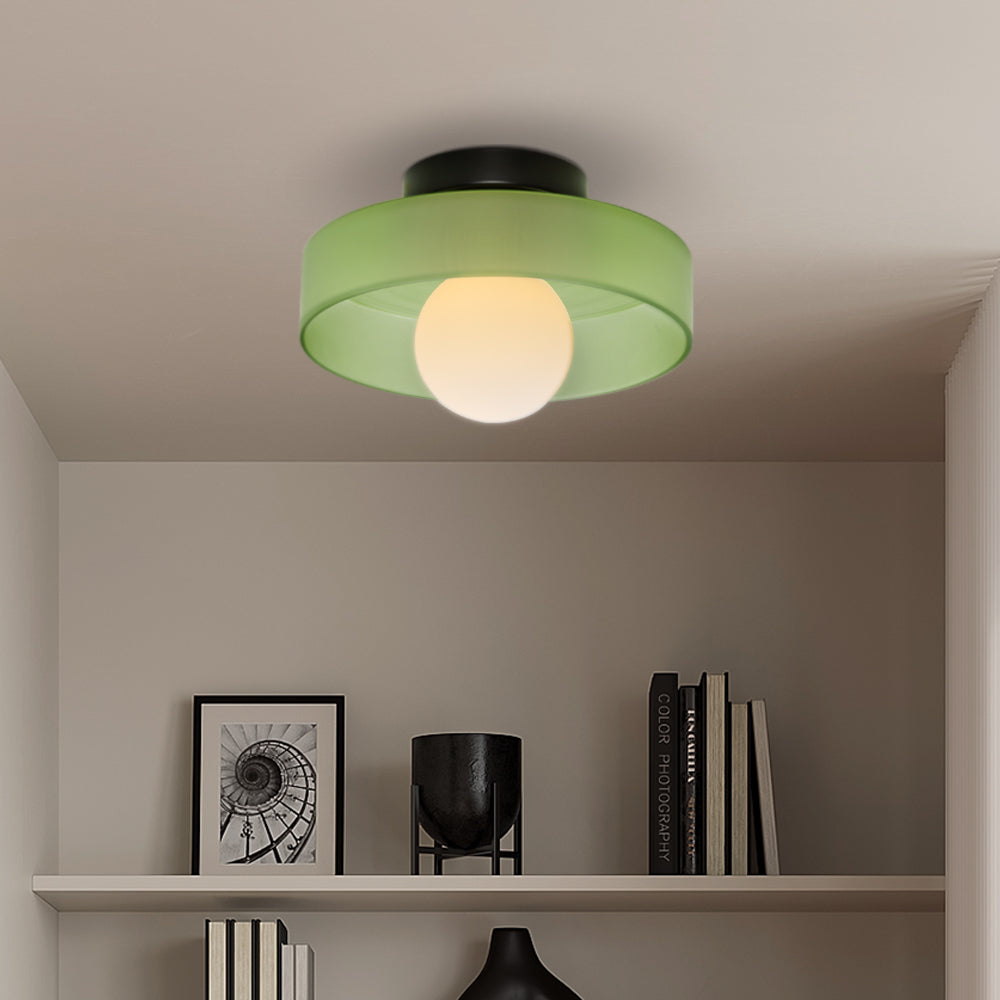 Olea - Glazen Design Plafondlamp en Wandlamp