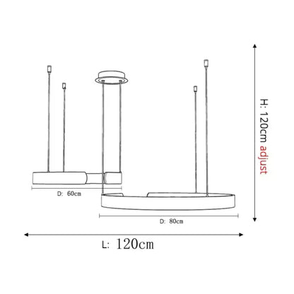 Aina - Moderne LED Ring Hanglamp