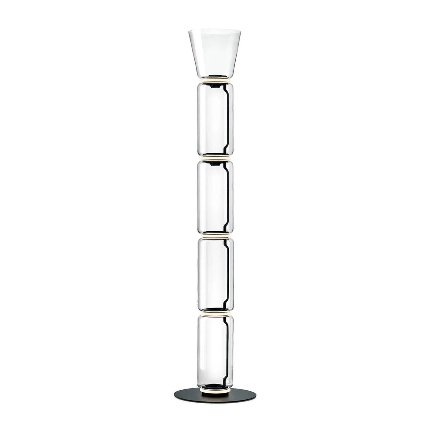 Nela - Moderne Glazen Vloerlamp LED