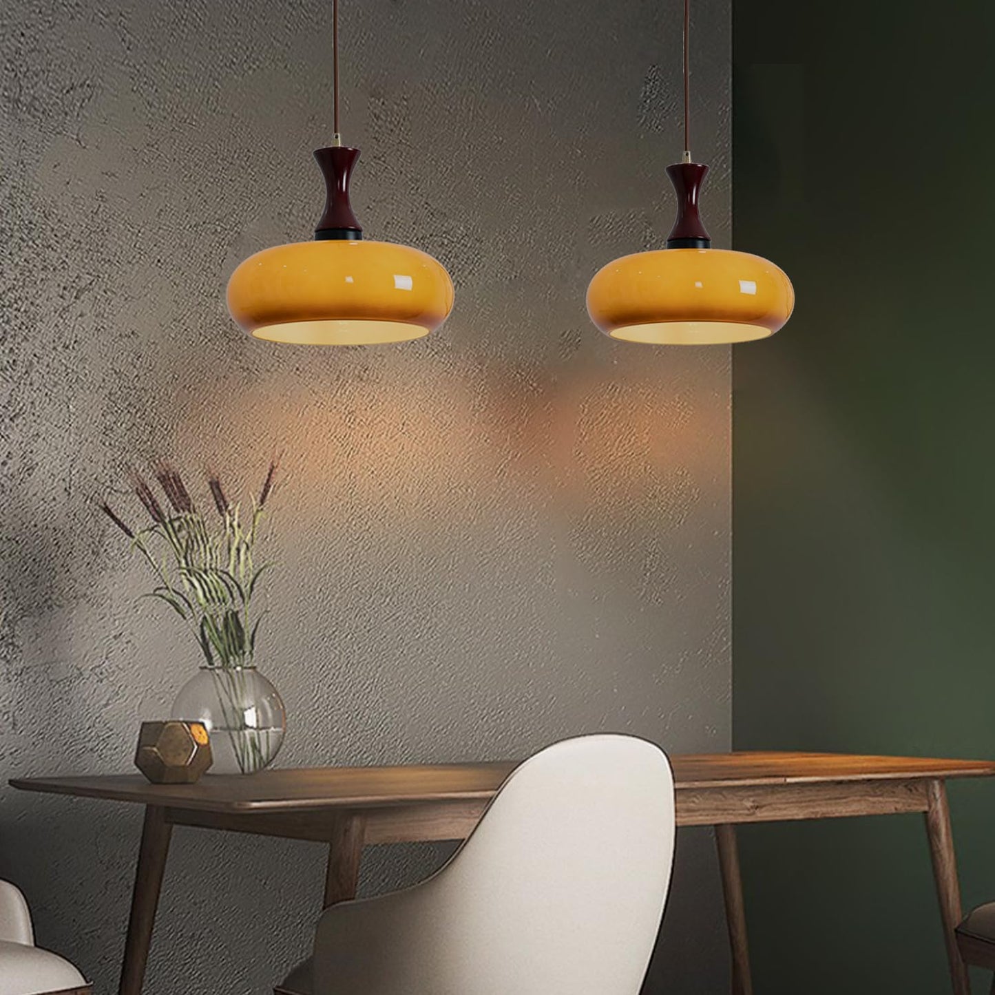 Aika - Retro Glazen Hanglamp