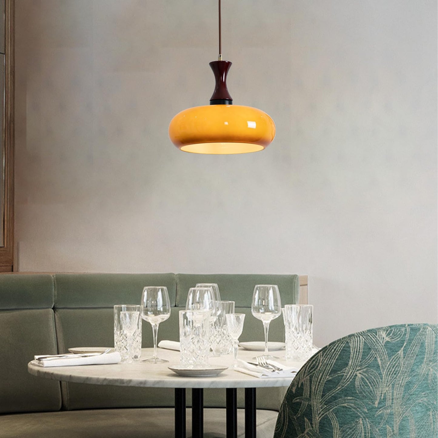 Aika - Retro Glazen Hanglamp