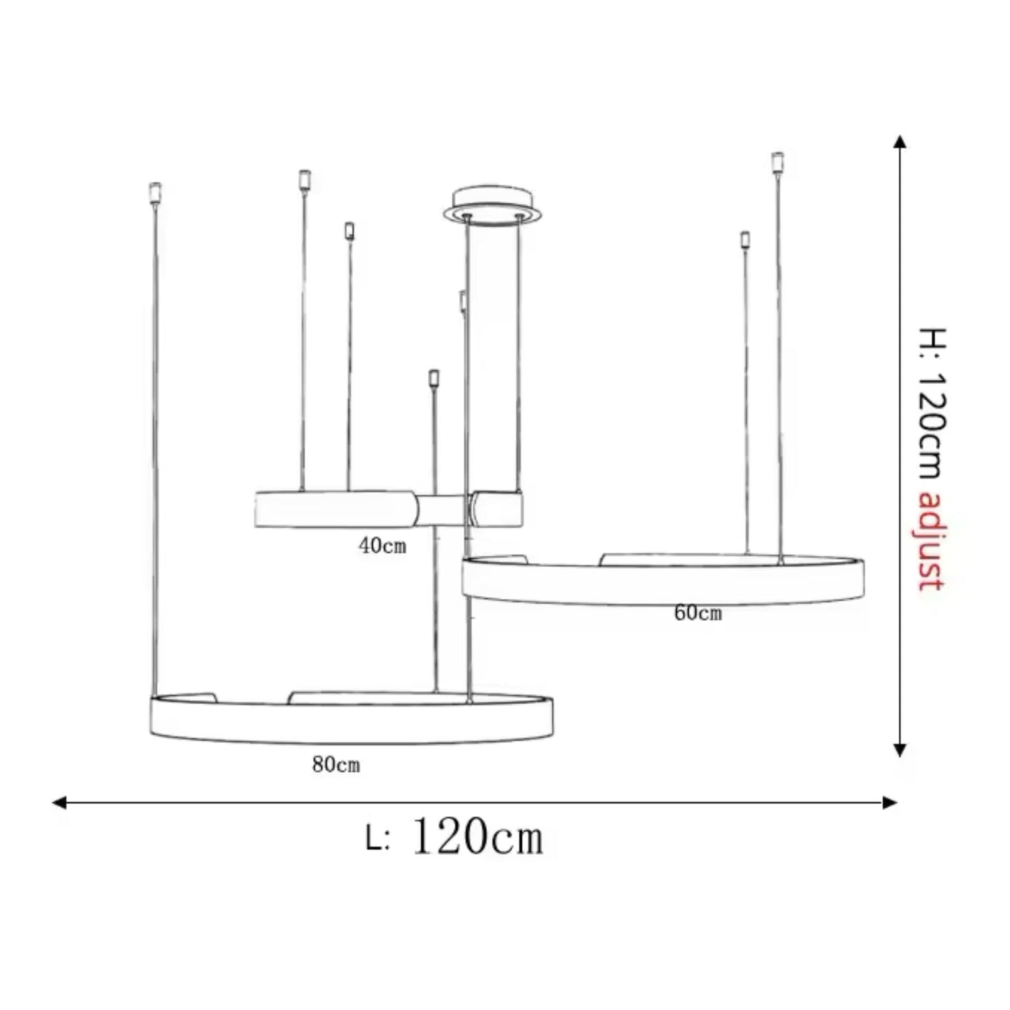 Aina - Moderne LED Ring Hanglamp
