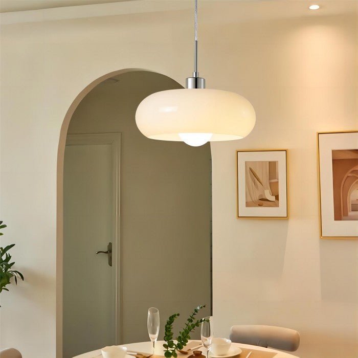 Ylva - Noordse Retro Bauhaus Glazen Hanglamp