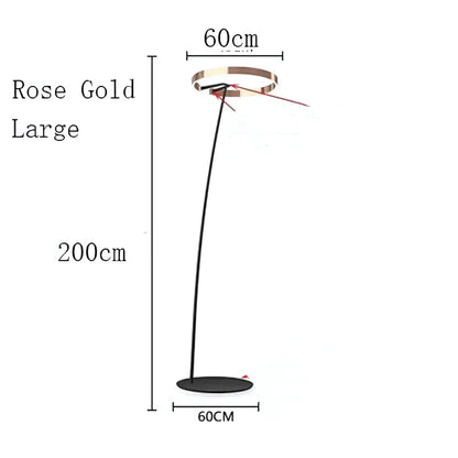 Vela - Moderne Booglamp Vloerlamp