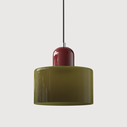 Velin - Retro Glazen Hanglamp Bauhaus Stijl
