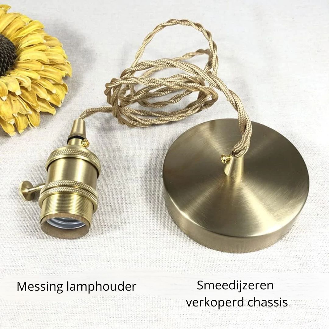 Bryna - Bloemvormige Glazen Hanglamp