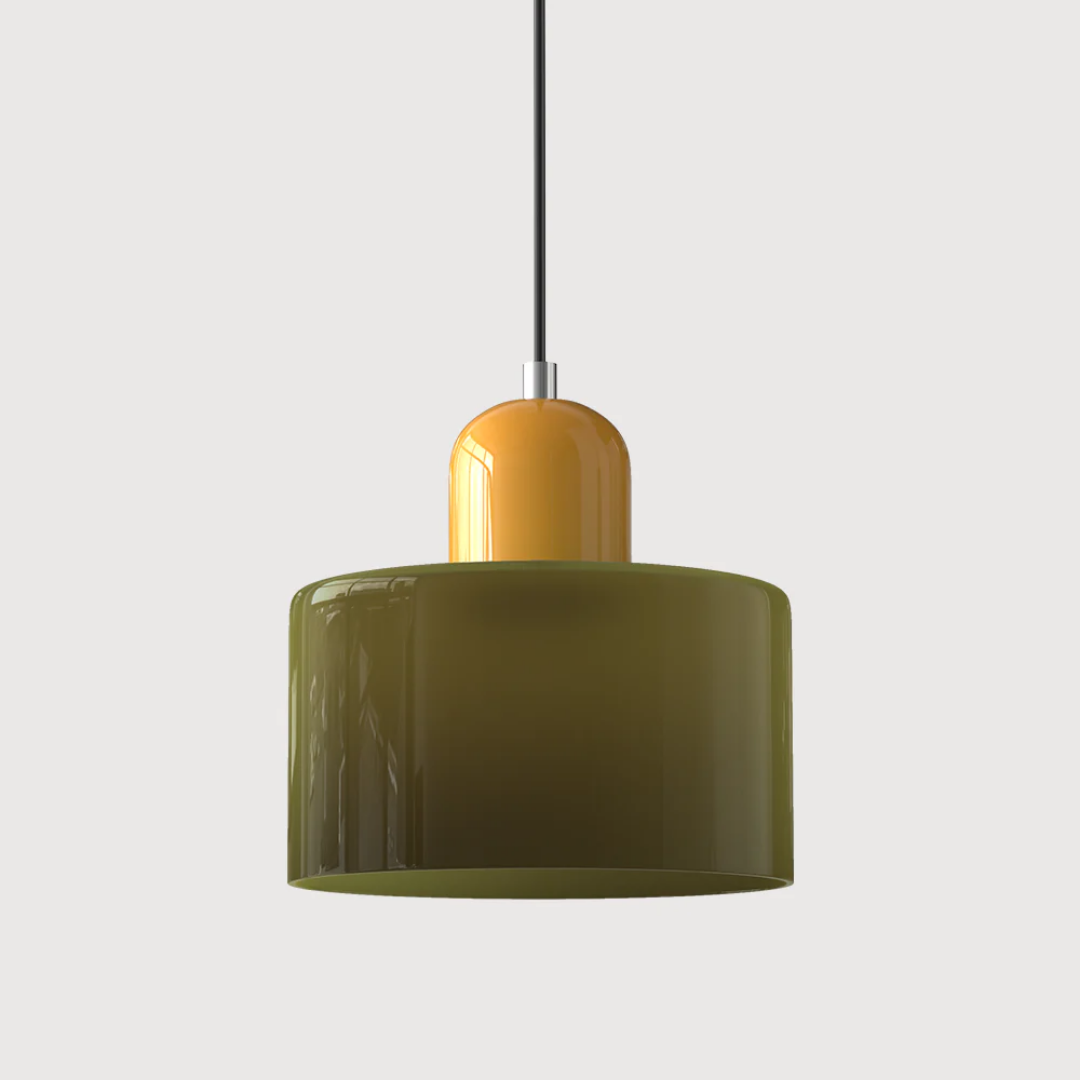 Velin - Retro Glazen Hanglamp Bauhaus Stijl