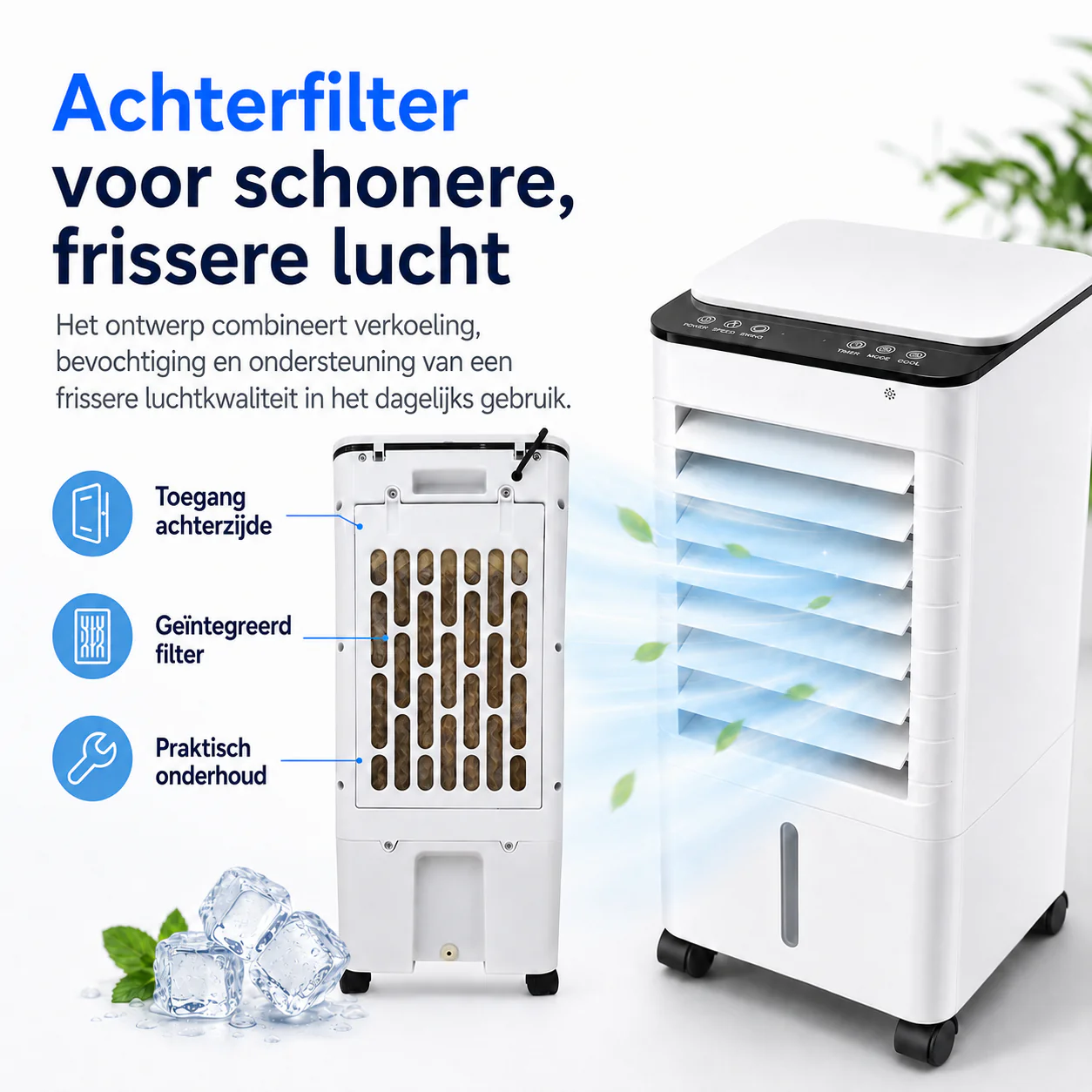 Airli - Draagbare Luchtkoeler met Watertank