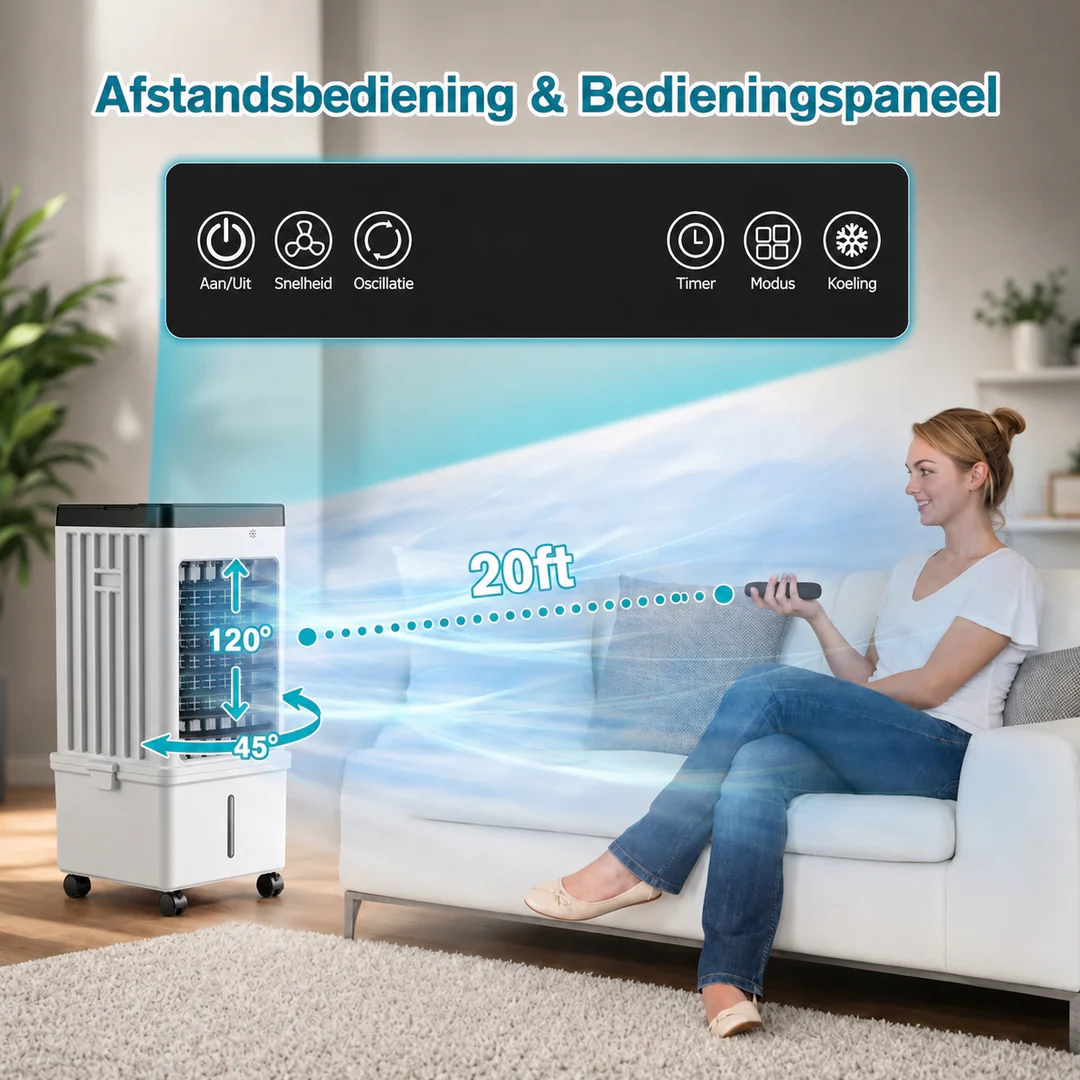 Airx - Mobiele Aircooler met Afstandsbediening