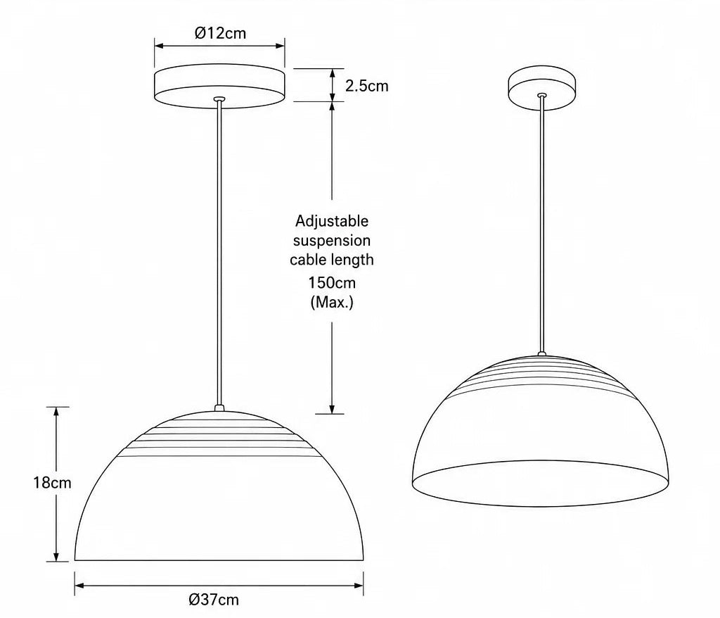 Alvi - LED Hanglamp Nordic