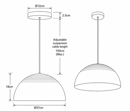 Alvi - LED Hanglamp Nordic