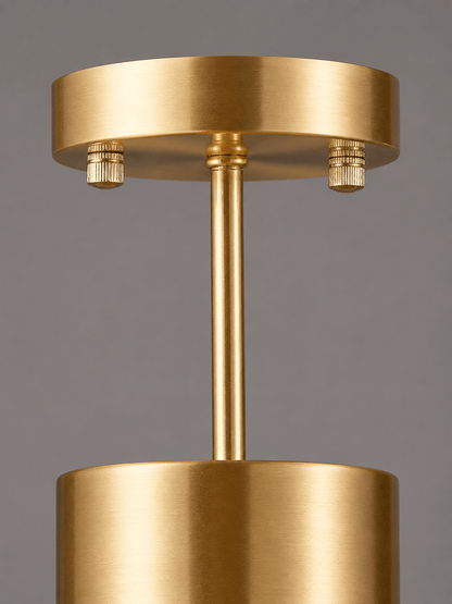 Anvi - Ronde Glazen LED Plafondlamp Vintage