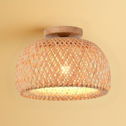 Balo - Handgeweven Bamboe Plafondlamp Japandi Stijl