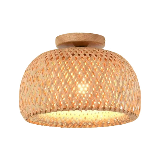 Balo - Handgeweven Bamboe Plafondlamp Japandi Stijl