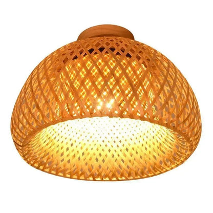 Balo - Handgeweven Bamboe Plafondlamp Japandi Stijl