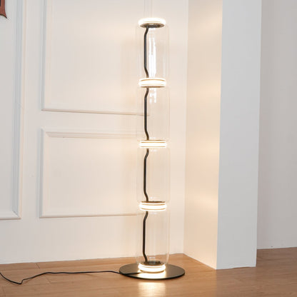 Nela - Moderne Glazen Vloerlamp LED