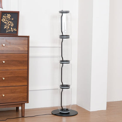 Nela - Moderne Glazen Vloerlamp LED
