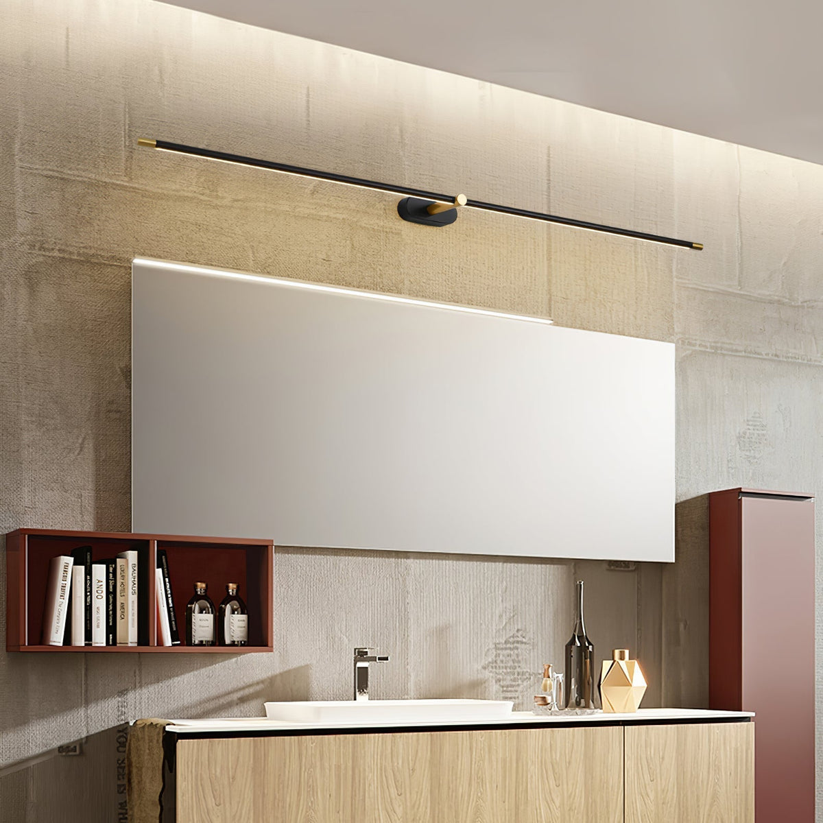 Birk - Lineaire LED Wandlamp Spiegellamp