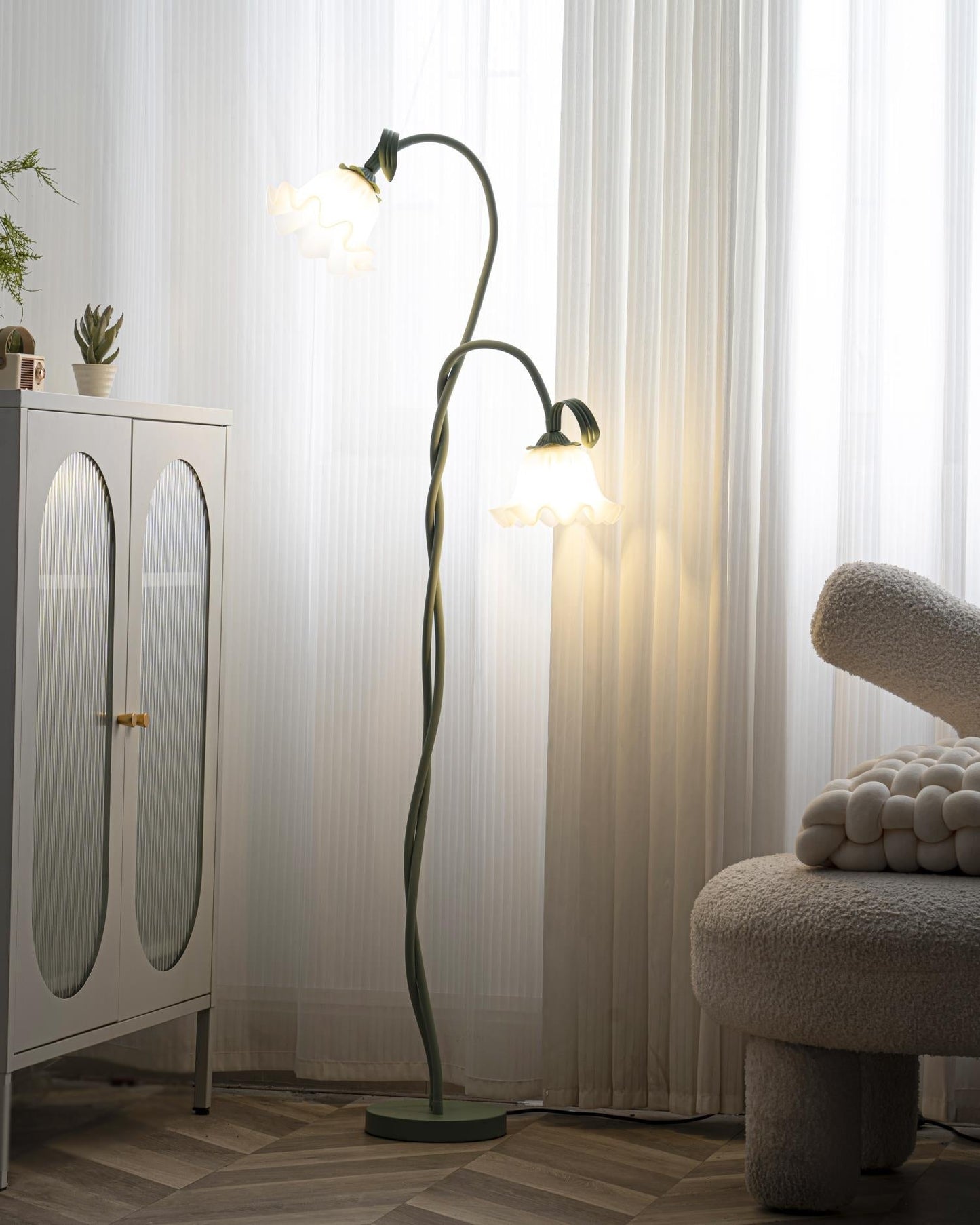 Kova - Sfeervolle Bloem Vloerlamp