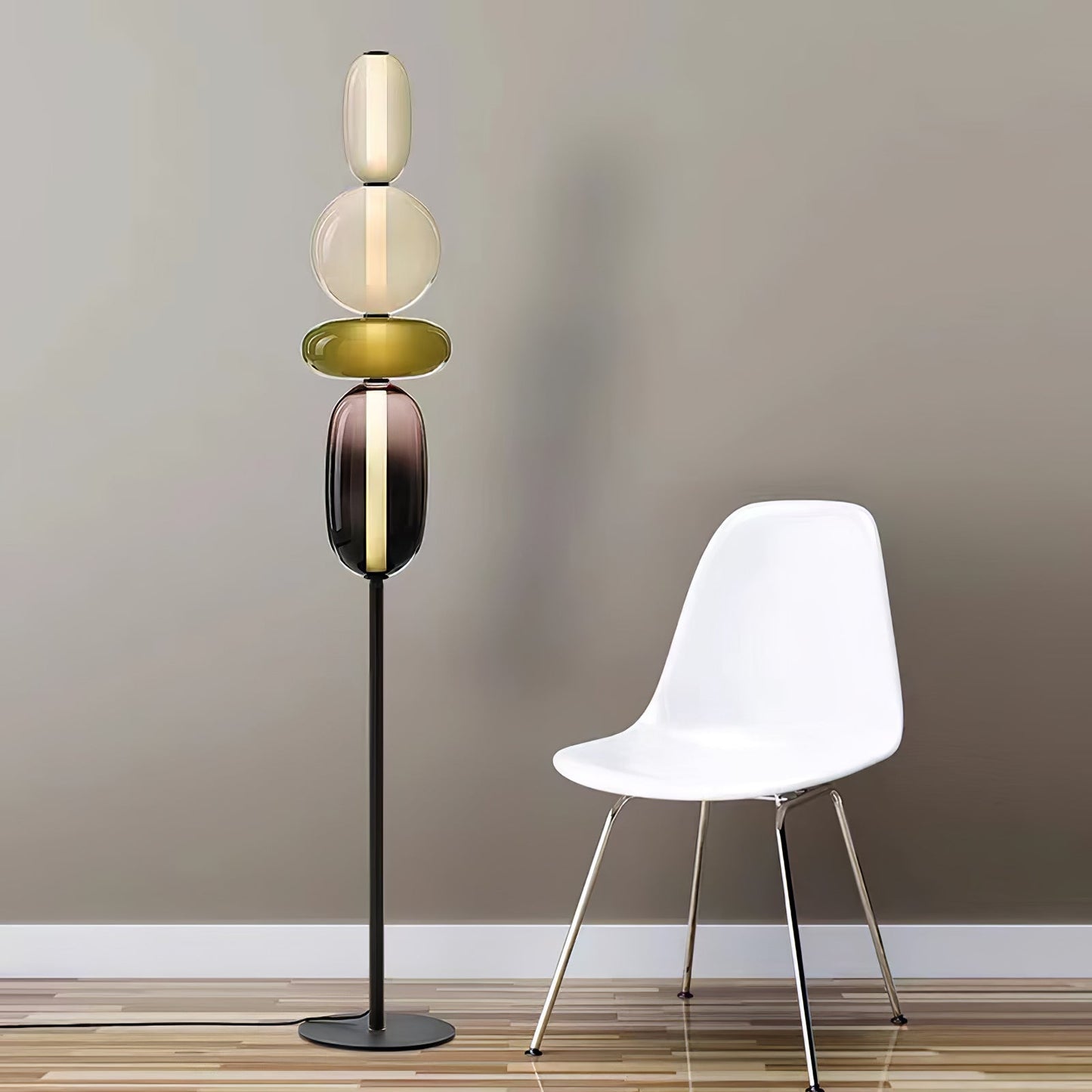 Rina - Design Vloerlamp Glas