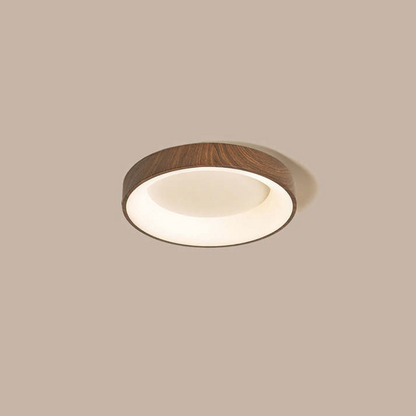 Auni - Ronde Houten Plafondlamp