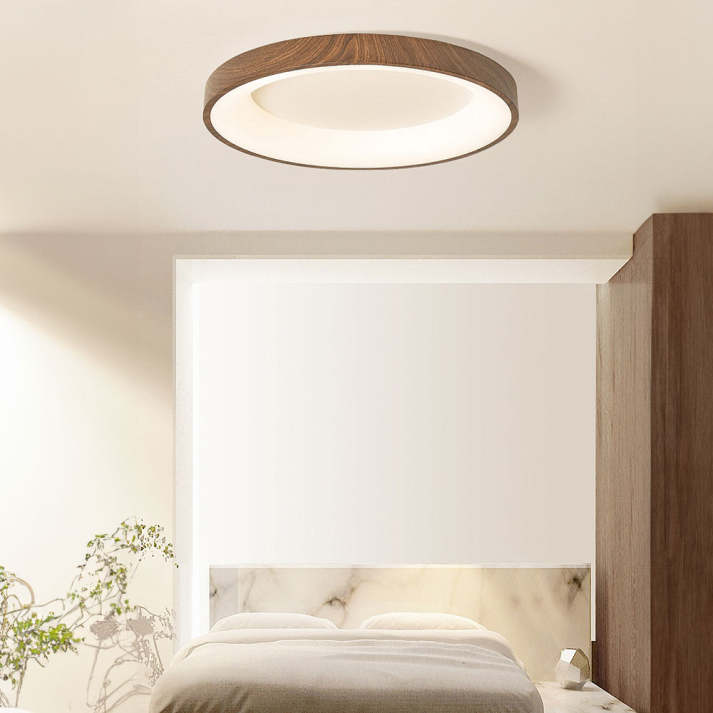 Auni - Ronde Houten Plafondlamp