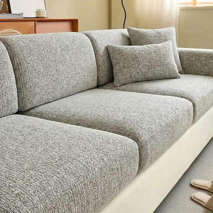 Svea - Chenille Elastische Bankhoes Voor Losse Kussens