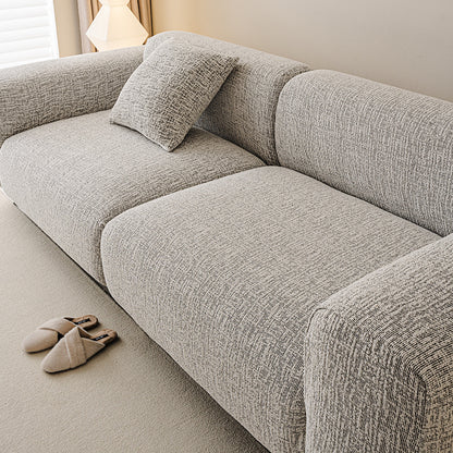 Svea - Chenille Elastische Bankhoes Volledige Bescherming