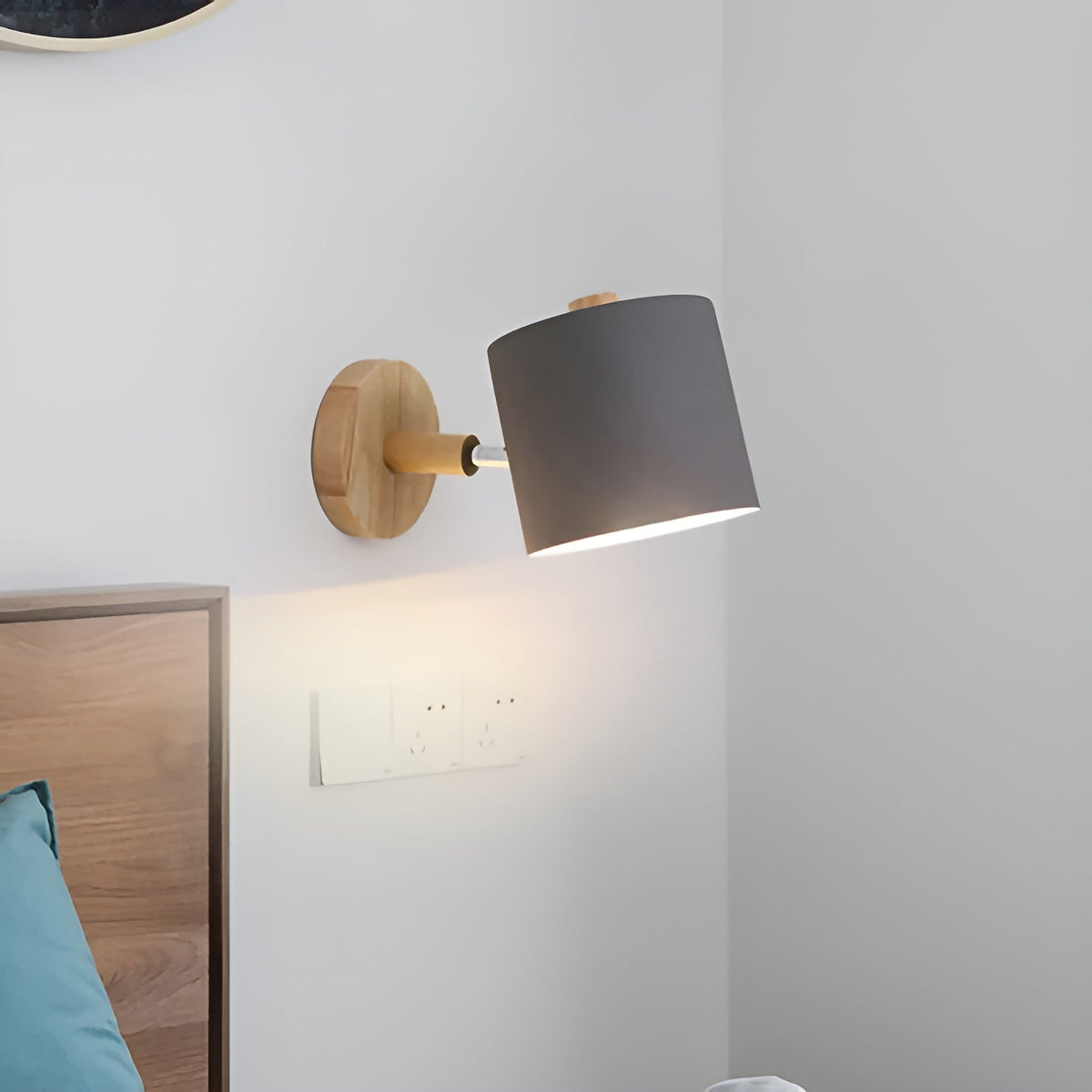 Doro - Verstelbare Wandlamp Hout Scandinavisch