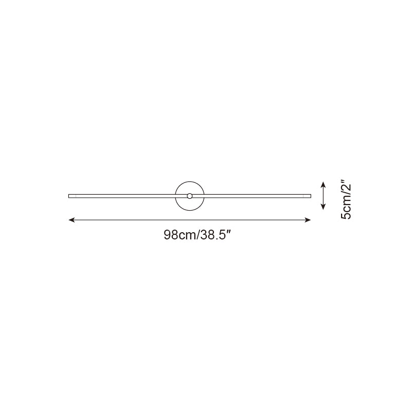 Eira - Dunne LED Wandlamp Lineair Modern