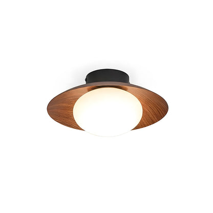 Elna - Ronde LED Plafondlamp met Glazen Bol