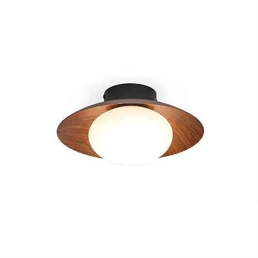 Elna - Ronde LED Plafondlamp met Glazen Bol