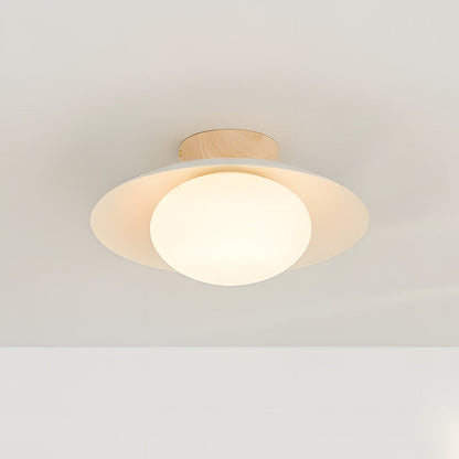 Elna - Ronde LED Plafondlamp met Glazen Bol
